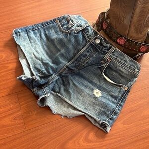 Levi's Blue Jean Shorts for Women